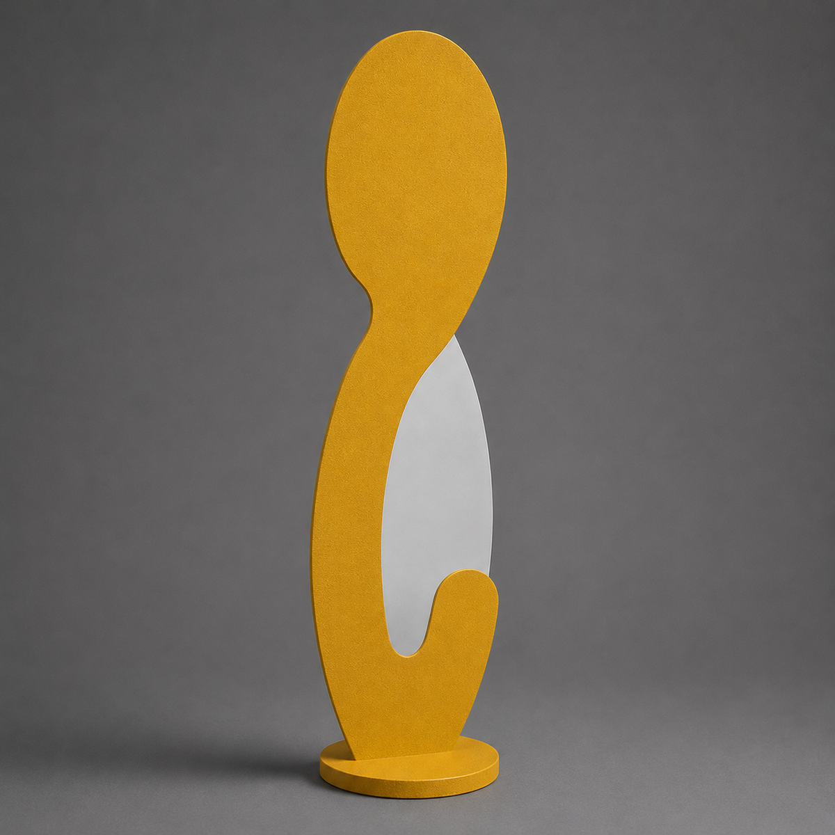 Carolina table lamp by Tommaso Cristofaro, sculptural handmade lamp with organic silhouette and warm indirect light