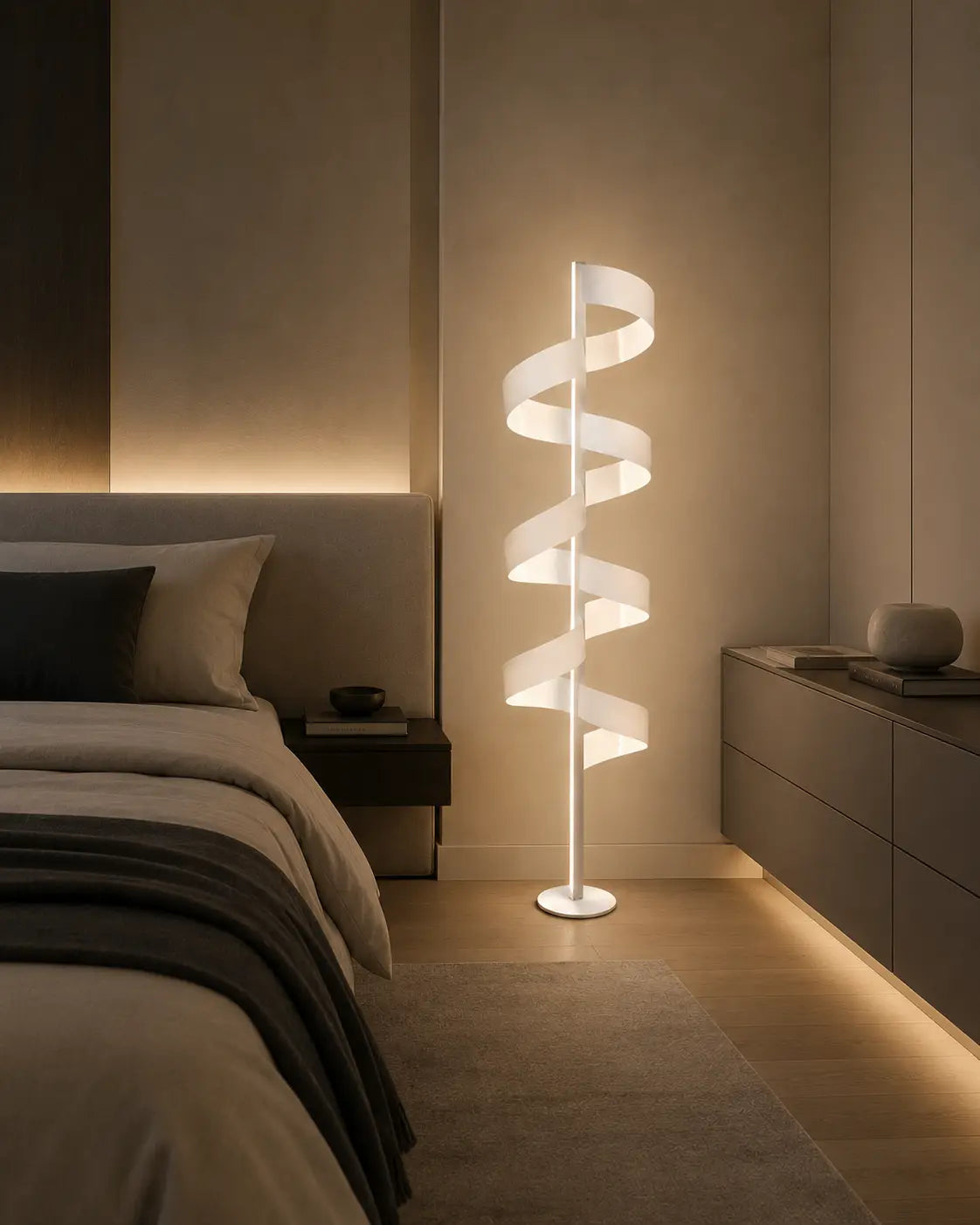 Aura Floor Lamp – A Halo of Light for Intimate Interiors