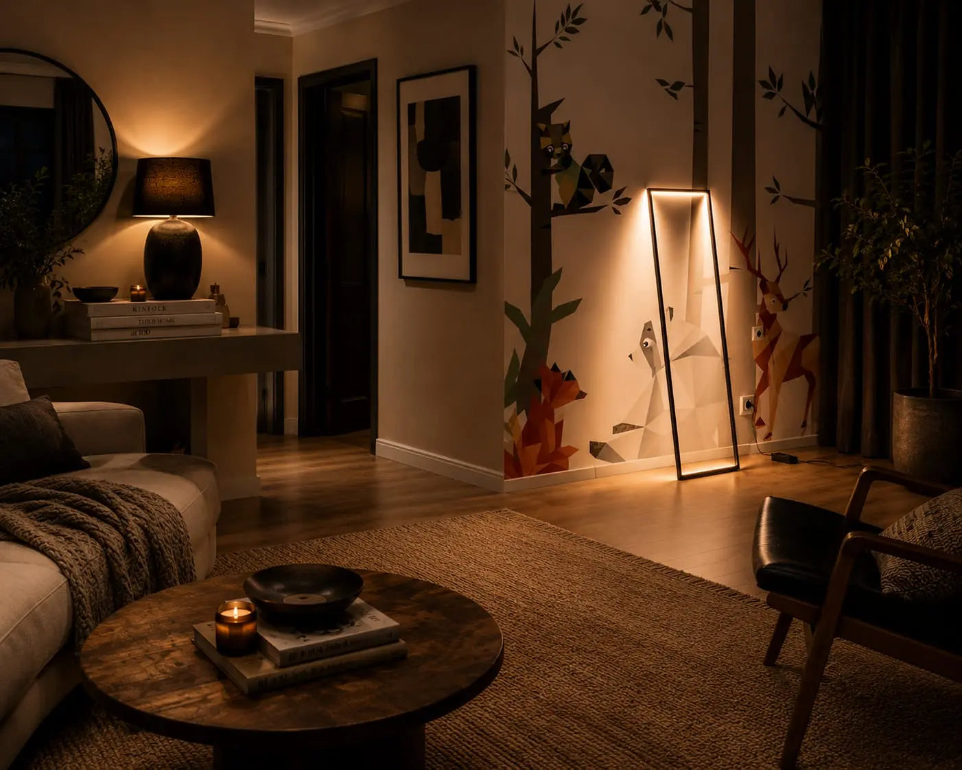 Cornice Floor Lamp 150×30 cm in Yellow – Minimalist handmade wall light with indirect glow designed by Tommaso Cristofaro