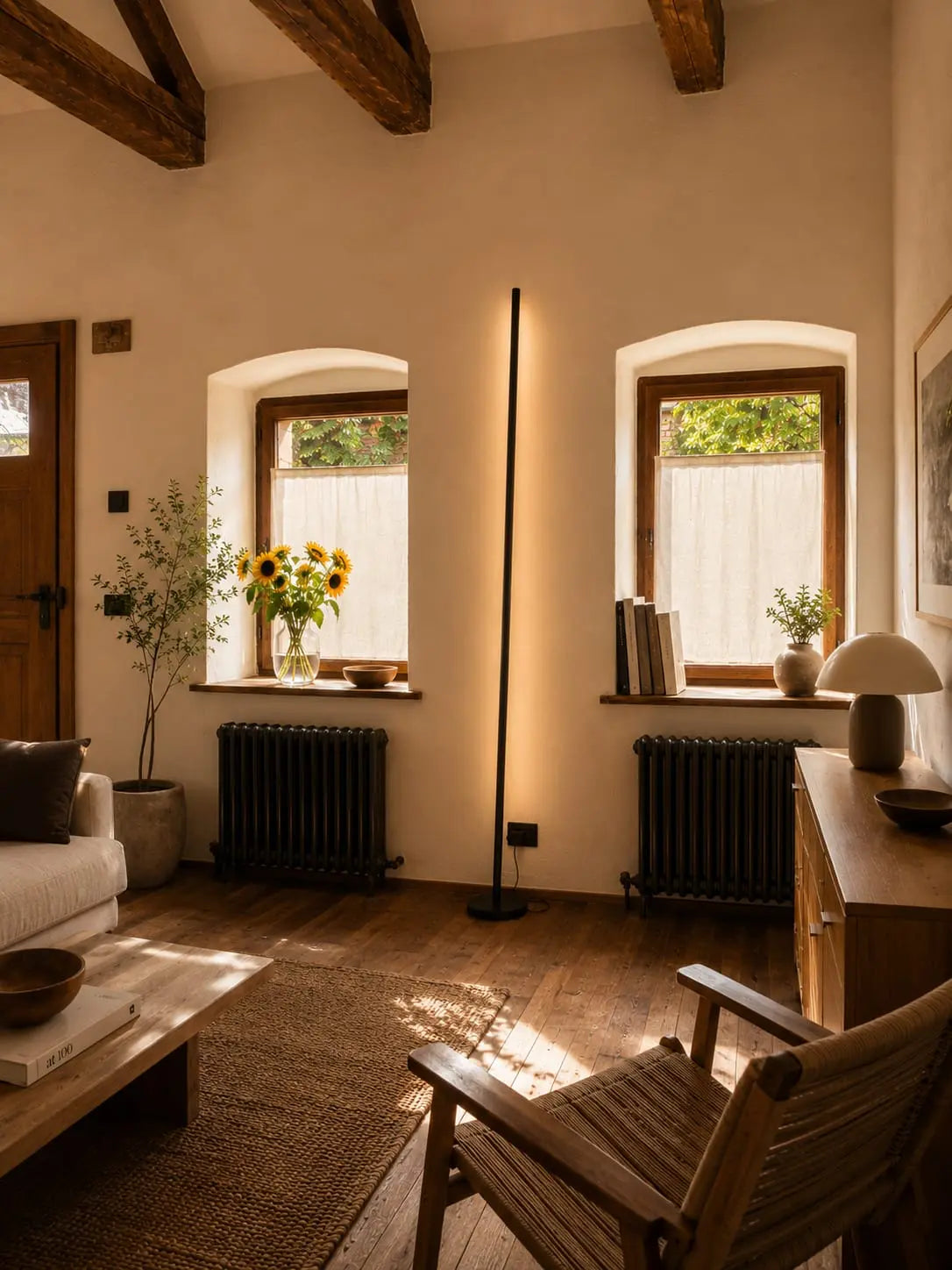 Gica Contra 195 cm — Sculptural Floor Lamp